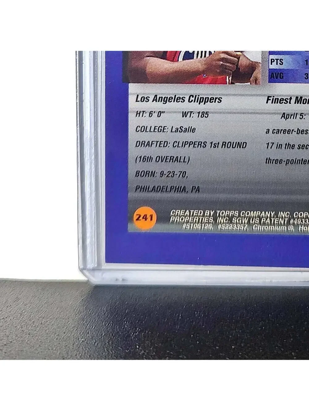 Randy Woods 1994-95 Topps Finest #241 Basketball Card
